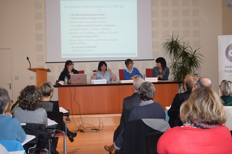 Des professionnels des 3 centres hospitaliers se sont réunis dans le cadre de la mise en place de la Cellule d’Urgences Médico-Psychologiques (CUMP) Départementale.